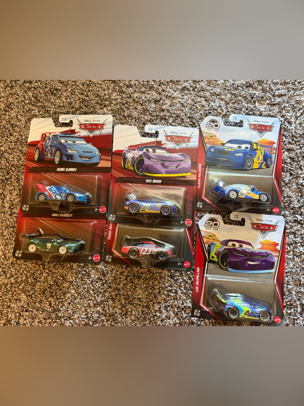 Disney Pixar Cars Assorted Toy Cars - Multi-Color Pack